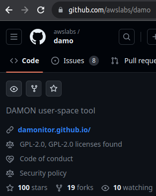 damo 100 github stars